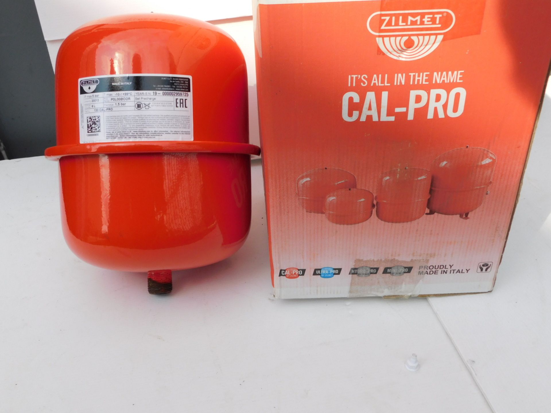 * Zilmet 130 Calpro Expansion Tank