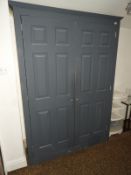 *Freestanding Painted Cupboard Enclosed by Double Doors 160x50x190cm