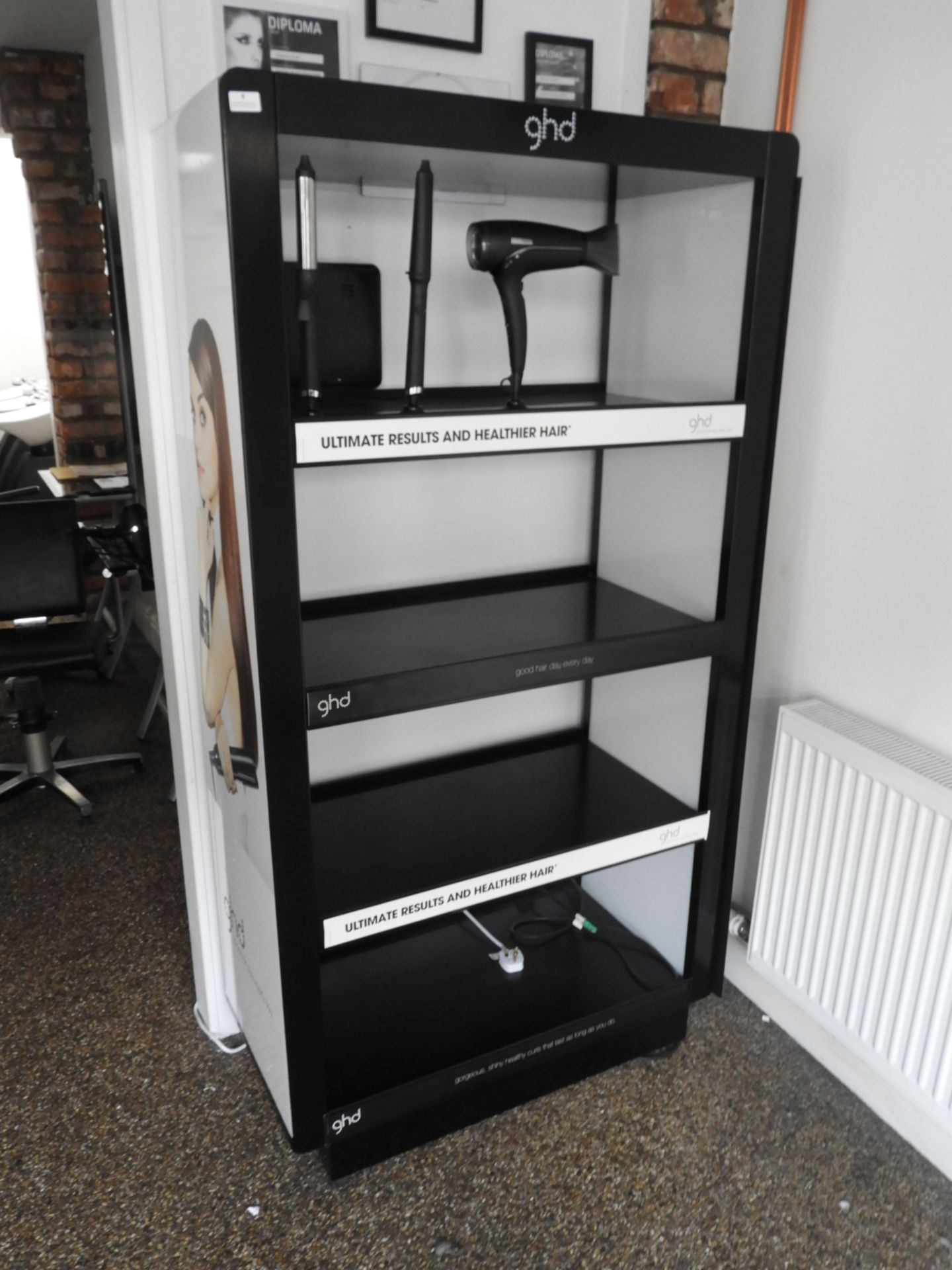 *GHD Four Tier Open Shelf Unit