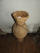 *Large Wicker Vase