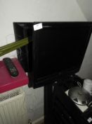 *Pair of LG Flatscreen Monitors on Pedestal