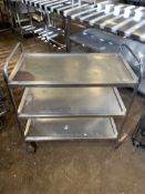 * 3 tier serving tray ss w x 890 d x 490 h x 920