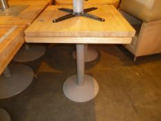 * 2 x square tables