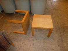 * 2 x wooden coffee tables