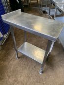 * prep table ss w x 400 d x 760 h x 960