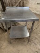 * prep table ss w x 700 d x 700 h x 950h