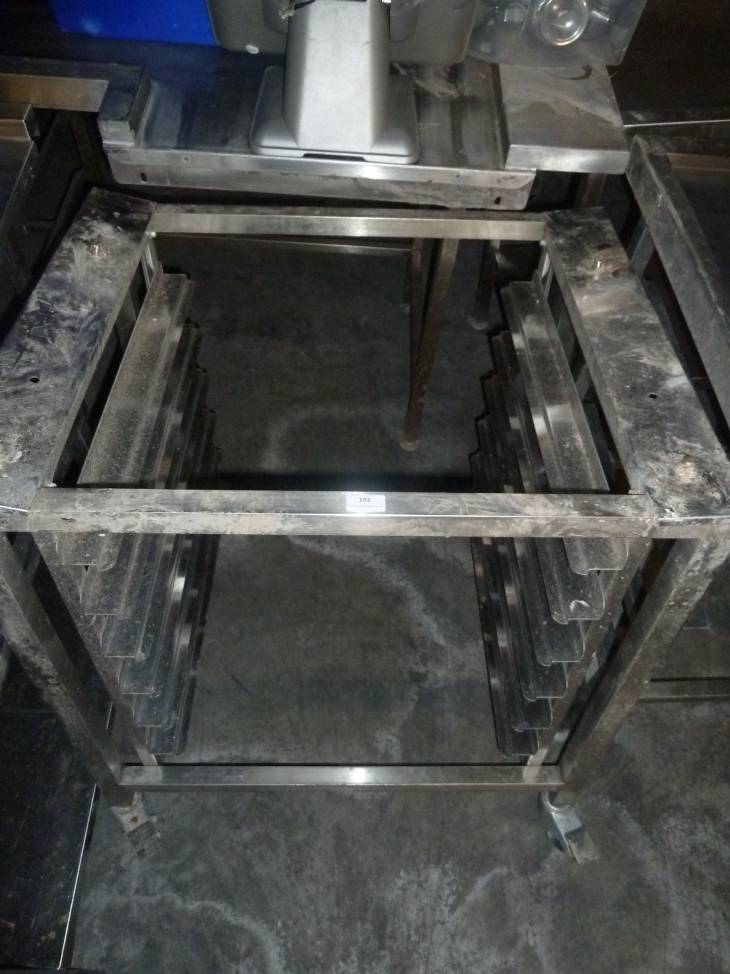 * 810w*650d*875h oven stand with space for racking