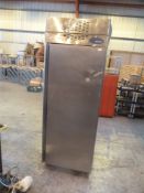 * single door fridge. Some dents in upper casing (can be replaced)