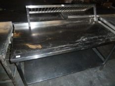 * 1500w*650d*900h stainless steel work top[