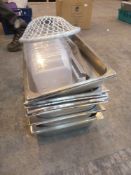 * mixture of metal trays