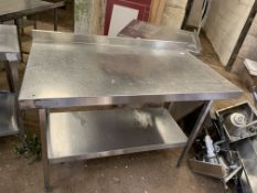 * prep table w x 1200 d x 700 h x 950