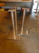 * 3 x silver table bases