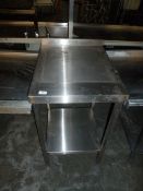 * 500w*620d*940h stainless steel worktop