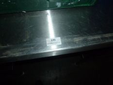 * 1990w*750d*950h stainless steel worktop with 2 x shelves