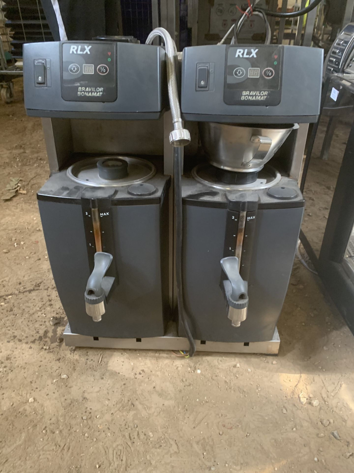 * RLX Braviloir bonamat double brewing system coffee machine w x 705 d x 509 h 611