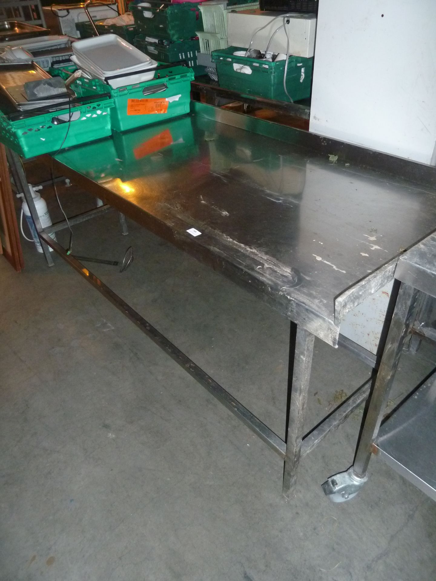 * 1995w*700d*885h ss prep bench - Image 2 of 2