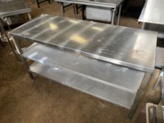 * 3 tier bench ss w x 1520 d x 610 h x 850