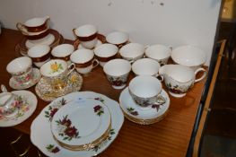 Royal Minton and Crown Royal Part China Tea Servic