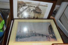 Two Prints of Hull Docks and Other Prints