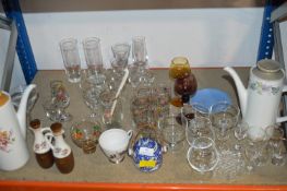 Assortment of Glassware; Sherry, Brandy and Coffee