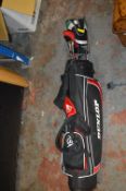 Dunlop Golf Bag with Assorted Golf Clubs