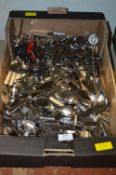 Large Quantity of Stainless Steel Cutlery