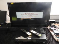 Panasonic 32" TV plus DVD Player with Remotes