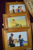 Three Framed Jack Vettriano Prints