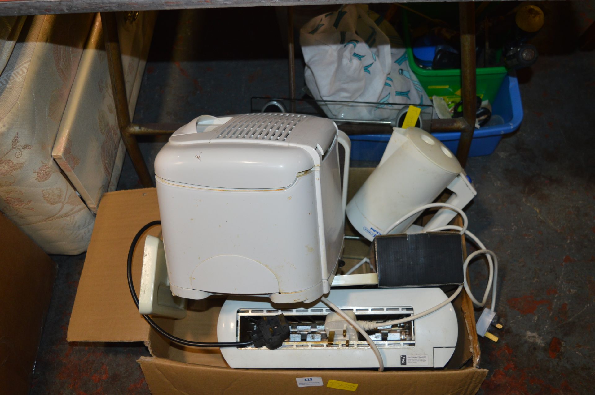 Bread Maker, Kettle, Toaster and a Cafetiere