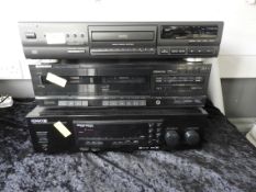 Technics CD Player, Pioneer Twin Cassette Deck and a Kenwood Tuner