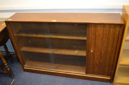 Antique Bookcase with Sliding Glass Doors