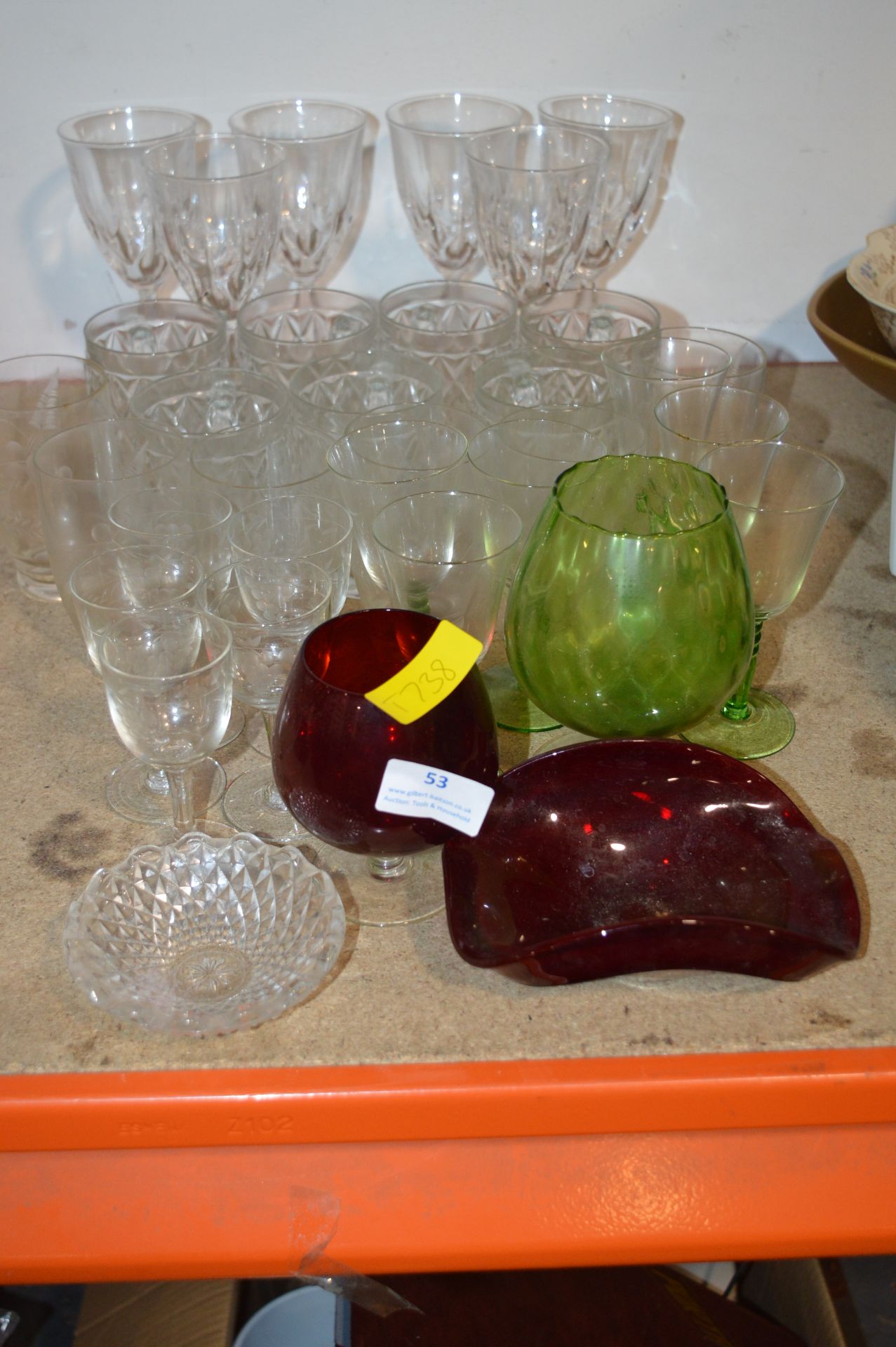 Collection of Glassware