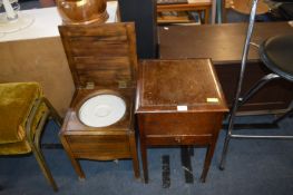 Sewing Box and a Commode