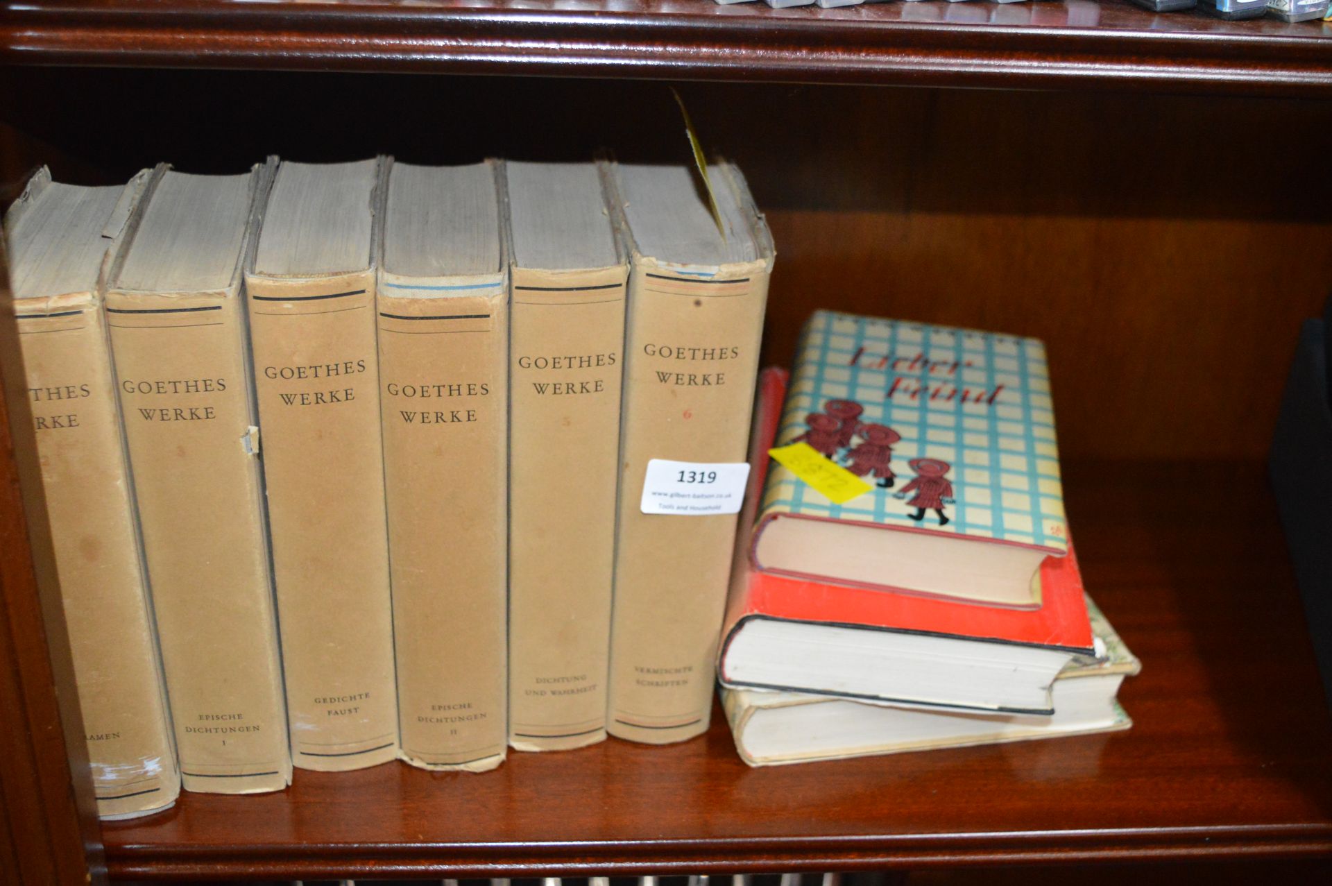 Vintage Books Including Goethe's