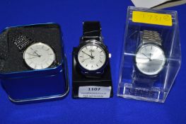 Three Gents Wristwatches by Lorus and CHD