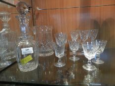 Cut Glass Decanter, Jugs, Wine Glasses, etc.