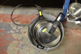 Large Aluminium Cooking Pot and a Tefal Pressure C