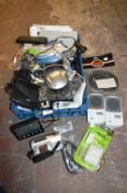 Electrical Items Including Camcorder, Mice, Cables