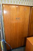 Vintage Double Wardrobe with Interior Shelving by Marsh Nicholson of Hull