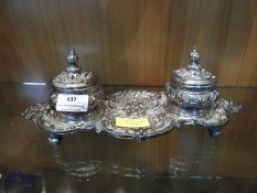 Plated Inkstand