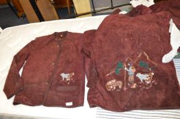 Embroidered Suede Jackets