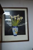 Signed Framed Print - Irises