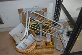 Basket Containing Quantity of Picture Frames, Tele