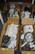 Four Boxes of Household Goods; Kettles, Food Mixers, etc.