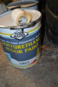 *20L Tin of Grey Polyurethane Floor Paint