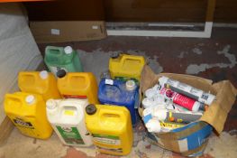 Various 5L Containers of Building Chemicals, Morto