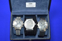 Three Gents Wristwatches Including Volkswagen