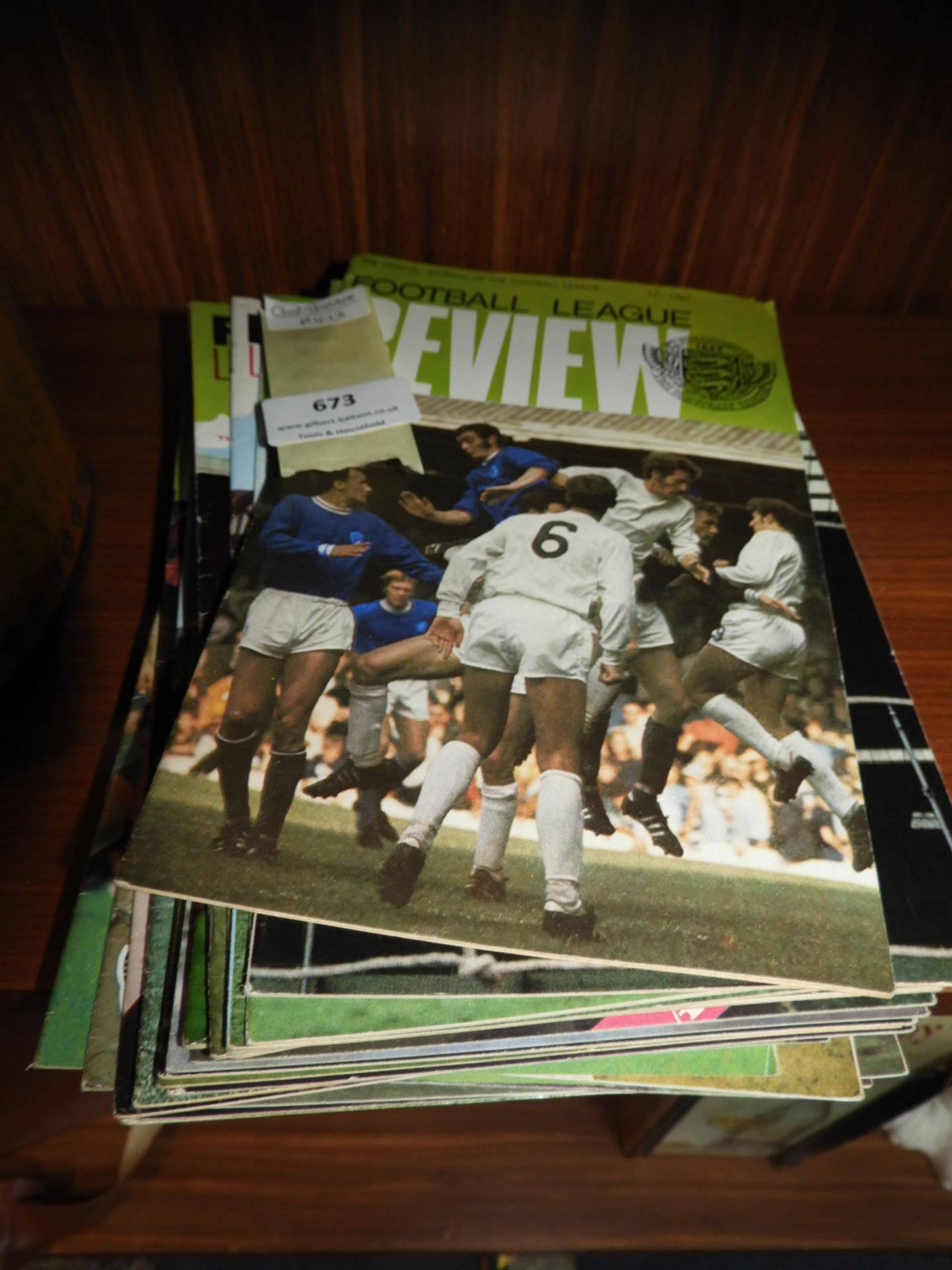 Thirty Vintage Football Programmes