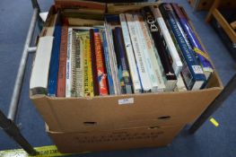 Two Boxes of Book Including Vintage Film Annuals, etc.