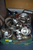 Stainless Steel Serving Ware; Trays, Dishes, etc.